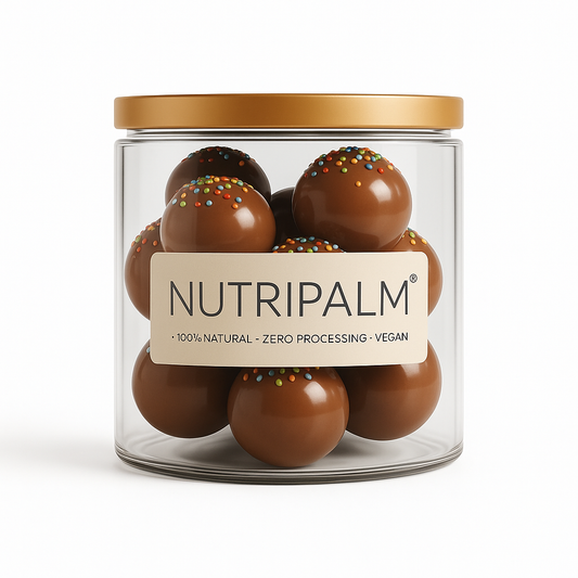 NutriPalm Dark Chocolate Energy Balls – Healthy Vegan Snack, No Added Sugar