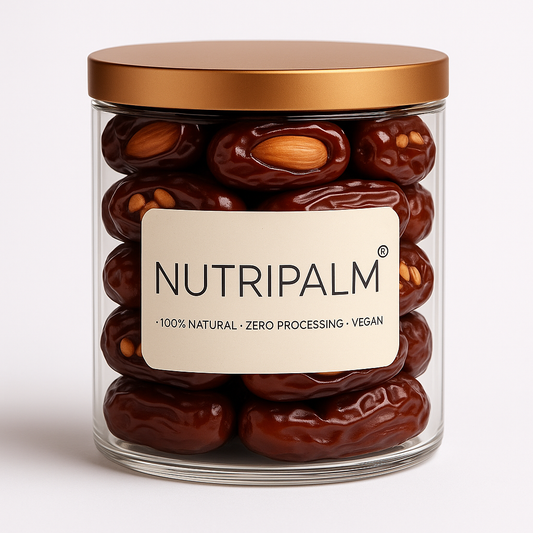 NutriPalm Almond Stuffed Dates – 100% Natural, Vegan & Healthy Snack