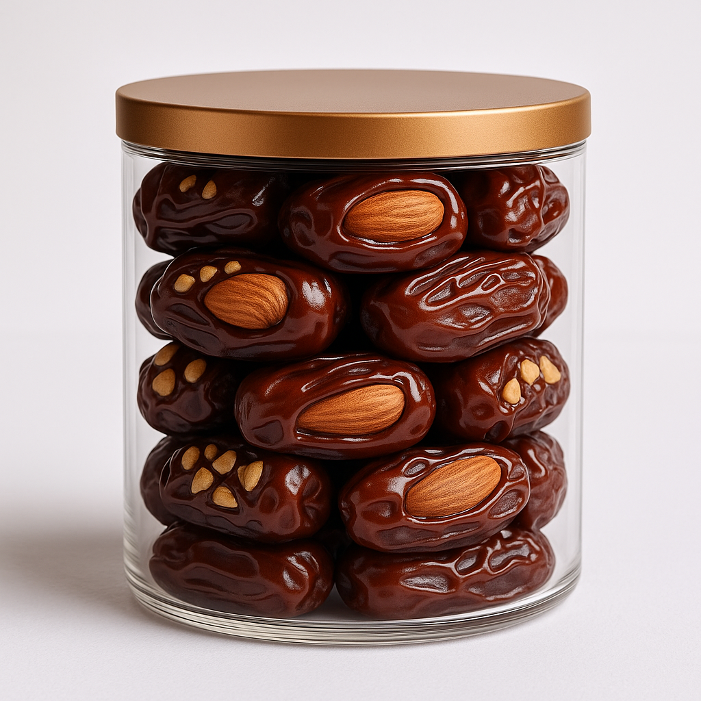 NutriPalm Almond Stuffed Dates – 100% Natural, Vegan & Healthy Snack