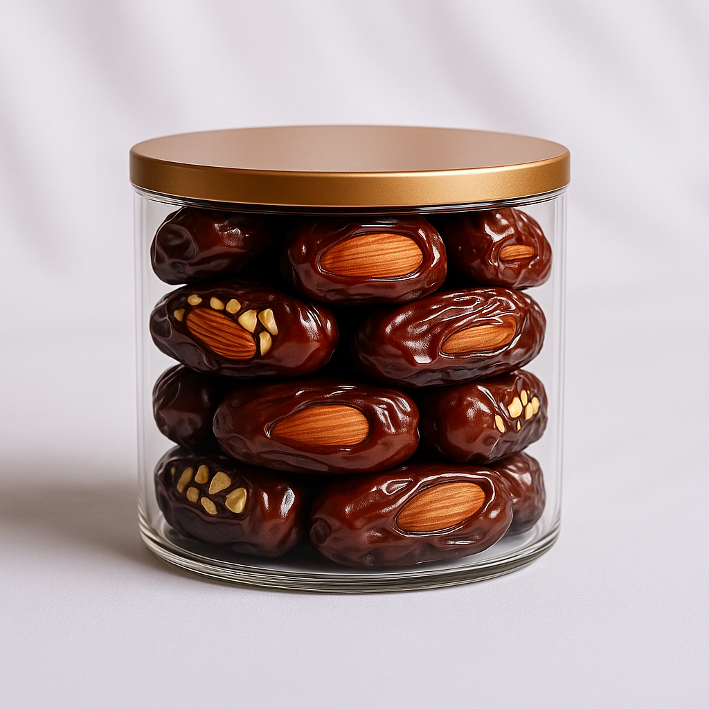 NutriPalm Almond Stuffed Dates – 100% Natural, Vegan & Healthy Snack