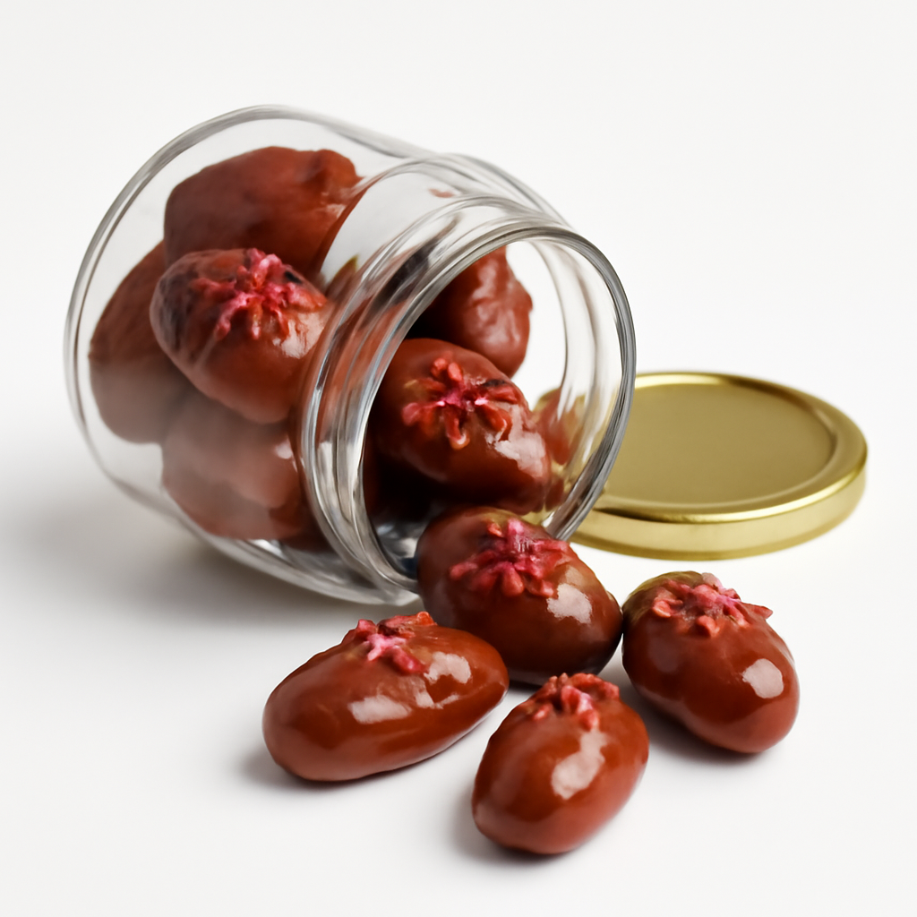 NutriPalm Chocolate Coated Peanut Butter Stuffed Dates – Premium Gourmet Treat with Nuts & Berries