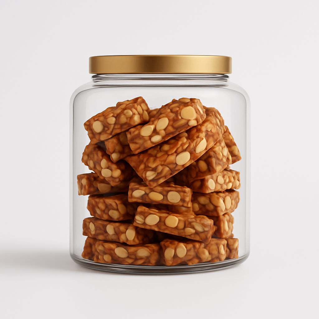 NutriPalm Peanut Jaggery Crunch Bar – High-Protein Energy Bar with Natural Sweetness