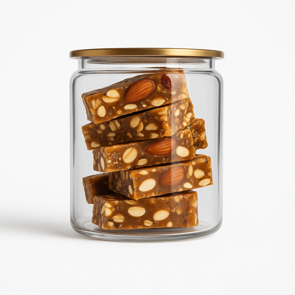 NutriPalm Almond Butter & Dates Bar – Healthy Energy Bar with Natural Sweetness, Vegan & Protein-Rich