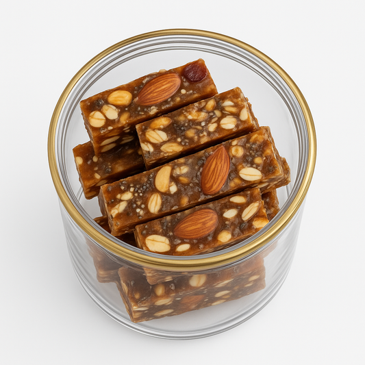 NutriPalm Almond Butter & Dates Bar – Healthy Energy Bar with Natural Sweetness, Vegan & Protein-Rich