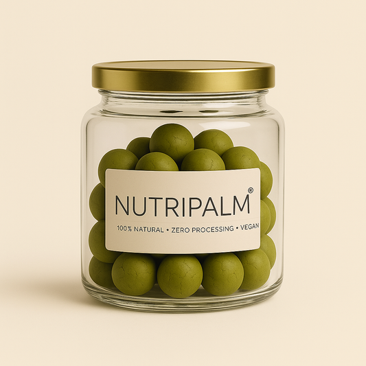 NutriPalm Matcha Green Tea Balls – Antioxidant-Rich Vegan Superfood Snack