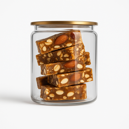 NutriPalm Almond Butter & Dates Bar – Healthy Energy Bar with Natural Sweetness, Vegan & Protein-Rich