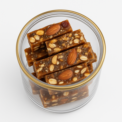 NutriPalm Almond Butter & Dates Bar – Healthy Energy Bar with Natural Sweetness, Vegan & Protein-Rich